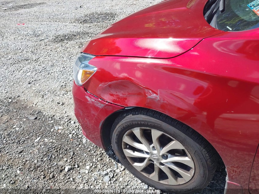 2018 Nissan Sentra Sv VIN: 3N1AB7AP5JY206069 Lot: 39536771