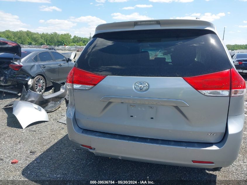 2013 Toyota Sienna Xle V6 8 Passenger VIN: 5TDYK3DC3DS386368 Lot: 39536784