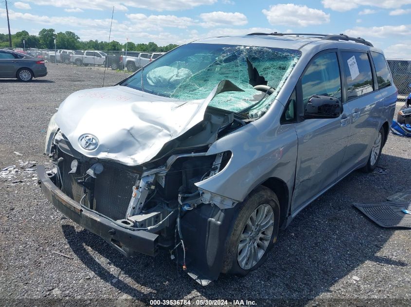 2013 Toyota Sienna Xle V6 8 Passenger VIN: 5TDYK3DC3DS386368 Lot: 39536784