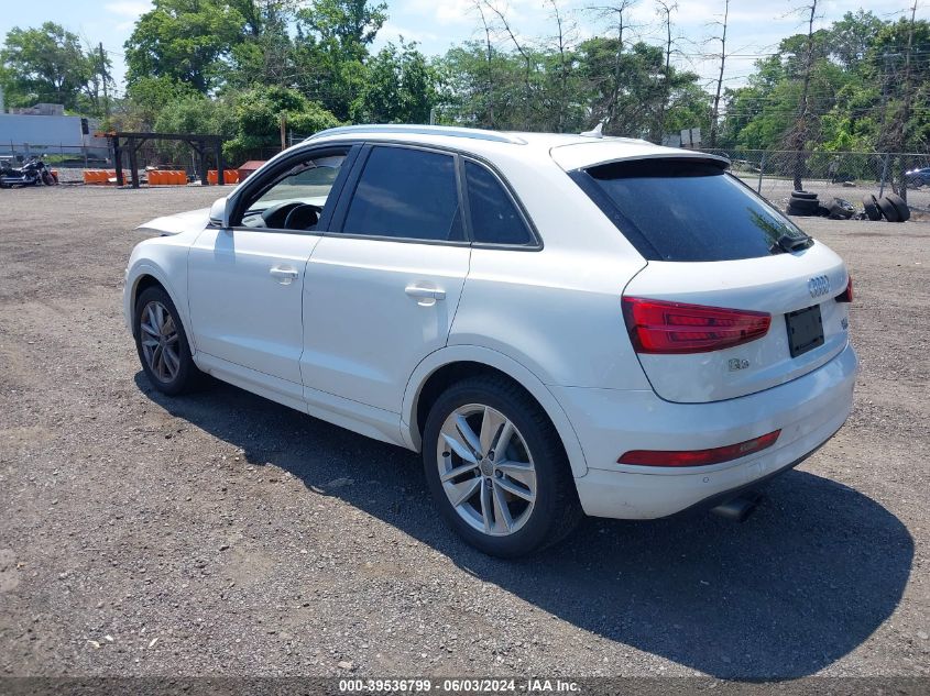 2017 Audi Q3 2.0T Premium VIN: WA1ECCFSXHR016652 Lot: 39536799