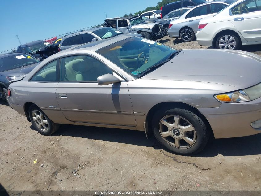 1999 Toyota Camry Solara Se V6 VIN: 2T1CF22P3XC255968 Lot: 39536805