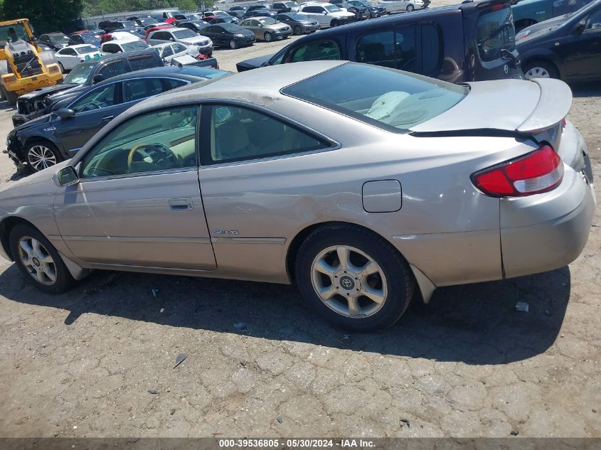 1999 Toyota Camry Solara Se V6 VIN: 2T1CF22P3XC255968 Lot: 39536805