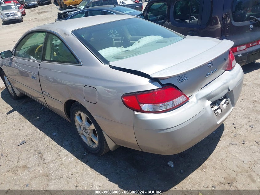 1999 Toyota Camry Solara Se V6 VIN: 2T1CF22P3XC255968 Lot: 39536805