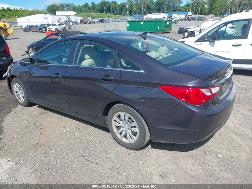 2011 Hyundai Sonata Gls VIN: 5NPEB4ACXBH186247 Lot: 39536842