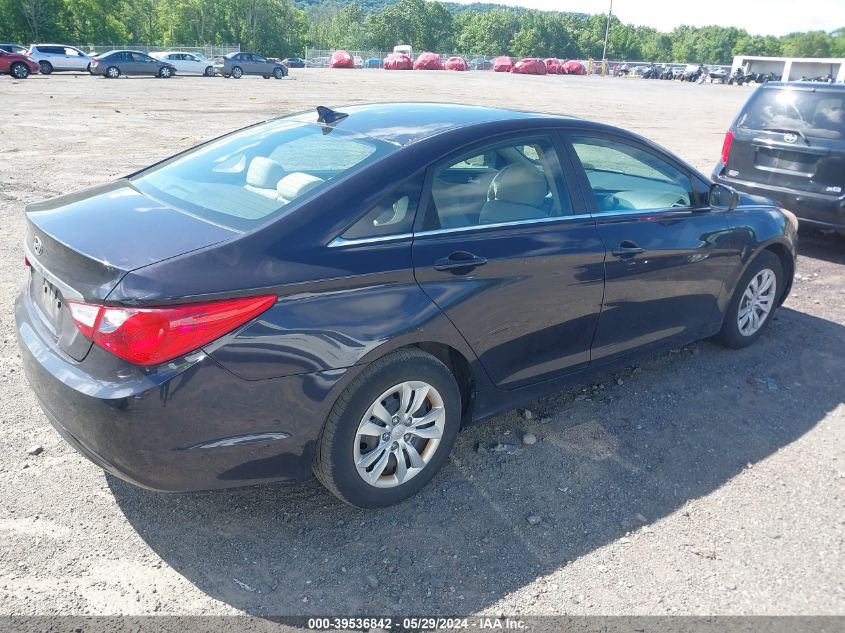 2011 Hyundai Sonata Gls VIN: 5NPEB4ACXBH186247 Lot: 39536842