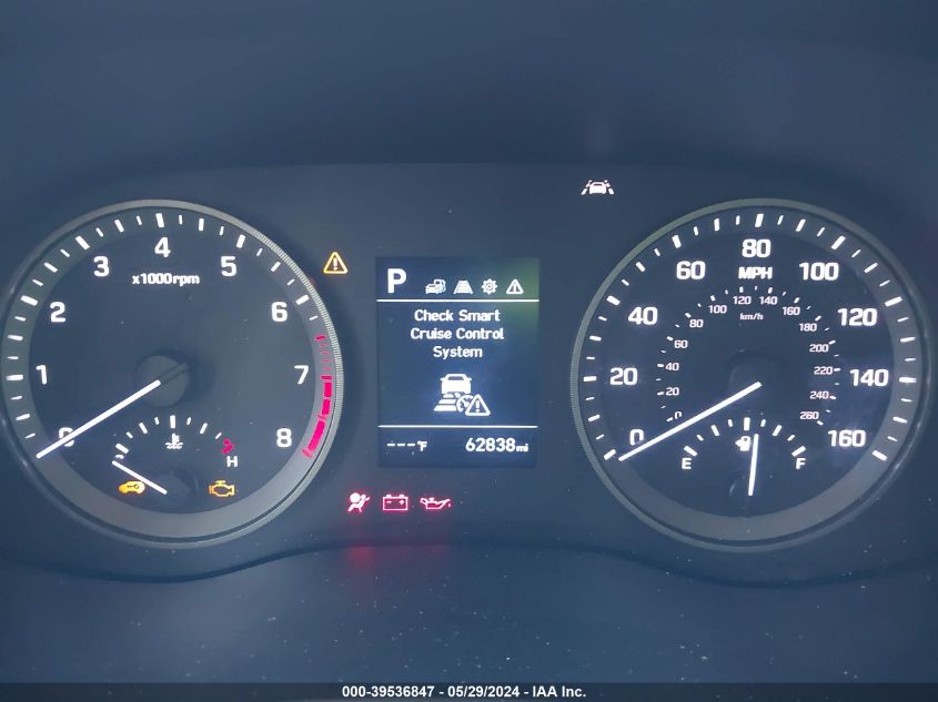 2019 Hyundai Tucson Night VIN: KM8J33AL9KU963931 Lot: 39536847