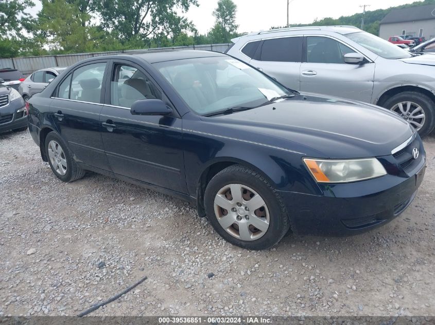 2007 Hyundai Sonata Gls VIN: 5NPET46C47H242700 Lot: 39536851