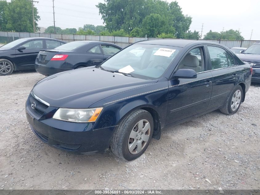 2007 Hyundai Sonata Gls VIN: 5NPET46C47H242700 Lot: 39536851