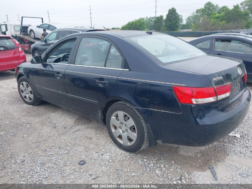 2007 Hyundai Sonata Gls VIN: 5NPET46C47H242700 Lot: 39536851