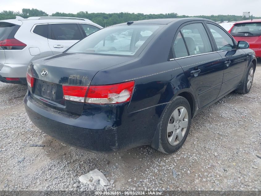 2007 Hyundai Sonata Gls VIN: 5NPET46C47H242700 Lot: 39536851