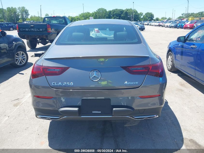 W1K5J4HB8RN455104 2024 Mercedes-Benz Cla 250 Coupe 4Matic