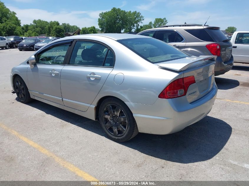 2008 Honda Civic Lx VIN: 1HGFA165X8L007825 Lot: 39536873