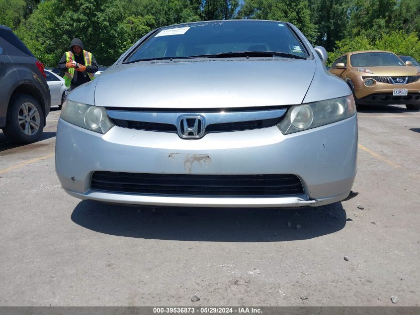2008 Honda Civic Lx VIN: 1HGFA165X8L007825 Lot: 39536873