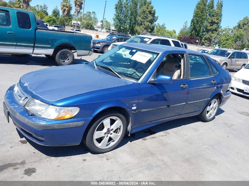 2002 Saab 9-3 Se VIN: YS3DF58K322030404 Lot: 39536882