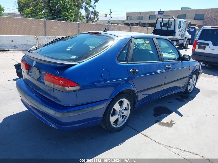 2002 Saab 9-3 Se VIN: YS3DF58K322030404 Lot: 39536882