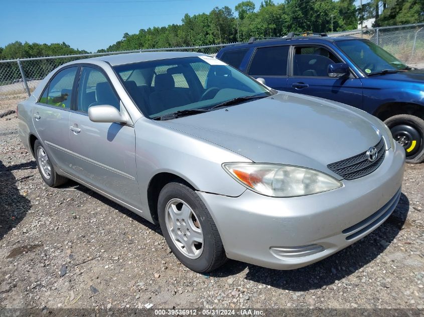 2002 Toyota Camry Le V6 VIN: 4T1BF32K22U501020 Lot: 39536912