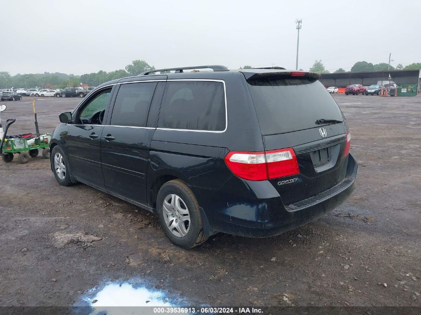 2007 Honda Odyssey Ex-L VIN: 5FNRL387X7B072496 Lot: 39536913