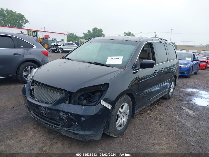 2007 Honda Odyssey Ex-L VIN: 5FNRL387X7B072496 Lot: 39536913