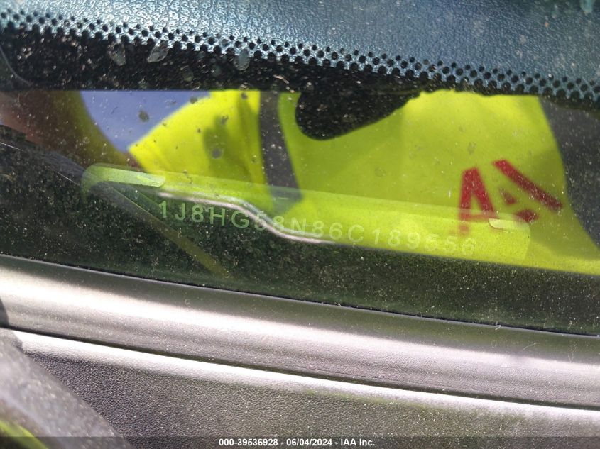 2006 Jeep Commander Limited VIN: 1J8HG58N86C189556 Lot: 39536928