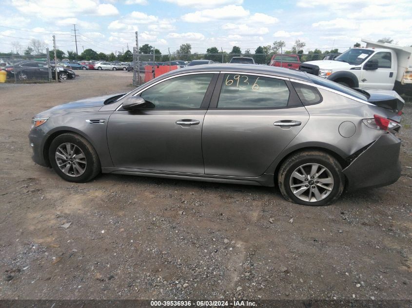 2016 Kia Optima Lx VIN: 5XXGT4L33GG097318 Lot: 39536936