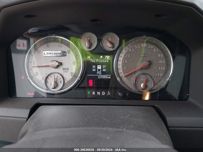 2011 Ram Ram 1500 Laramie Longhorn VIN: 1D7RV1CT5BS629593 Lot: 39536938