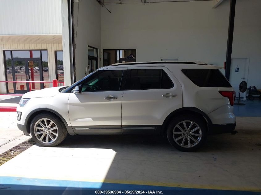 2016 Ford Explorer Limited VIN: 1FM5K7F81GGC89554 Lot: 39536984