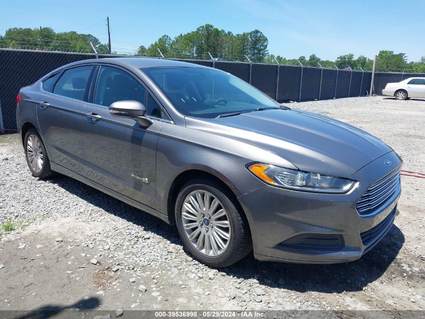 2013 Ford Fusion Hybrid Se VIN: 3FA6P0LU0DR249690 Lot: 39536998