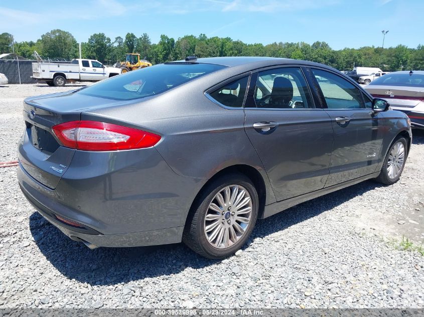 2013 Ford Fusion Hybrid Se VIN: 3FA6P0LU0DR249690 Lot: 39536998