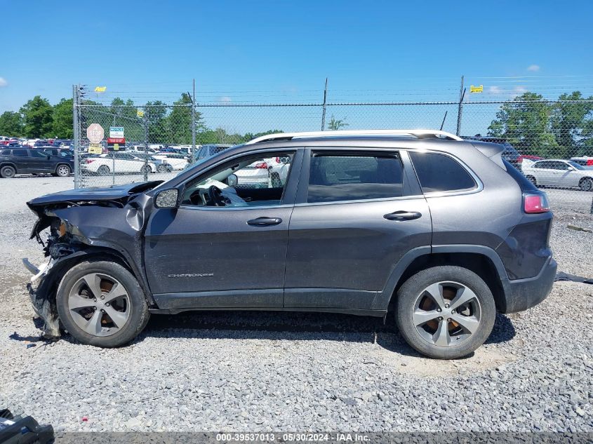 2019 Jeep Cherokee Limited 4X4 VIN: 1C4PJMDX7KD155800 Lot: 39537013