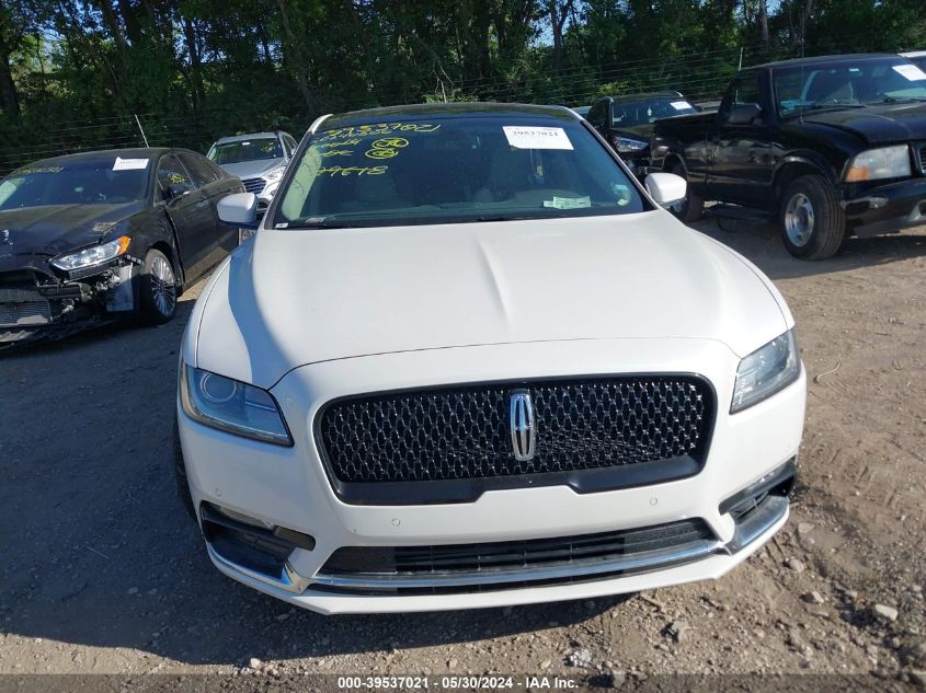 2017 Lincoln Continental Reserve VIN: 1LN6L9NC4H5629618 Lot: 39537021