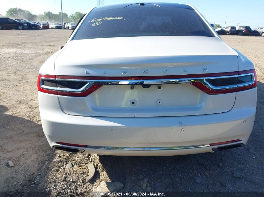 2017 Lincoln Continental Reserve VIN: 1LN6L9NC4H5629618 Lot: 39537021