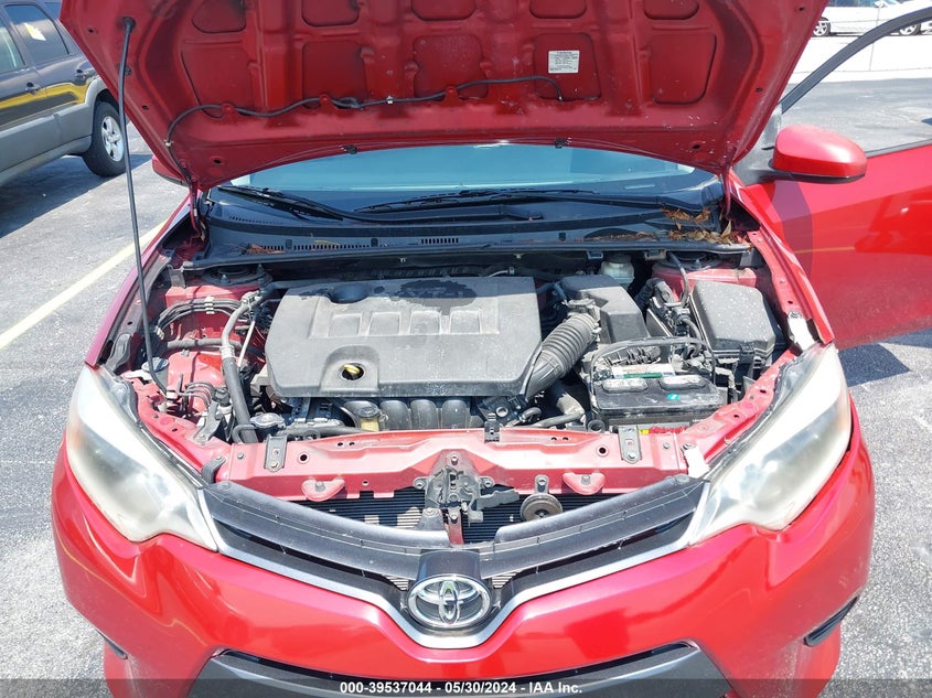 2015 Toyota Corolla Le VIN: 2T1BURHE8FC290858 Lot: 39537044