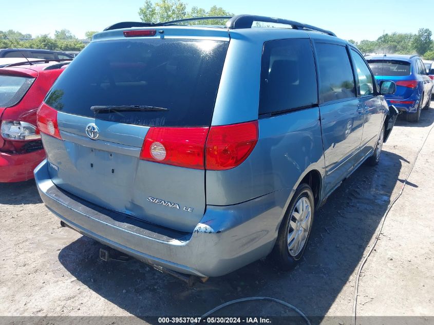 2008 Toyota Sienna Le VIN: 5TDZK23C38S181039 Lot: 39537047