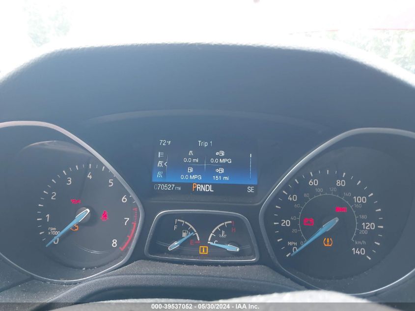 2016 Ford Focus Se VIN: 1FADP3K23GL276491 Lot: 39537052