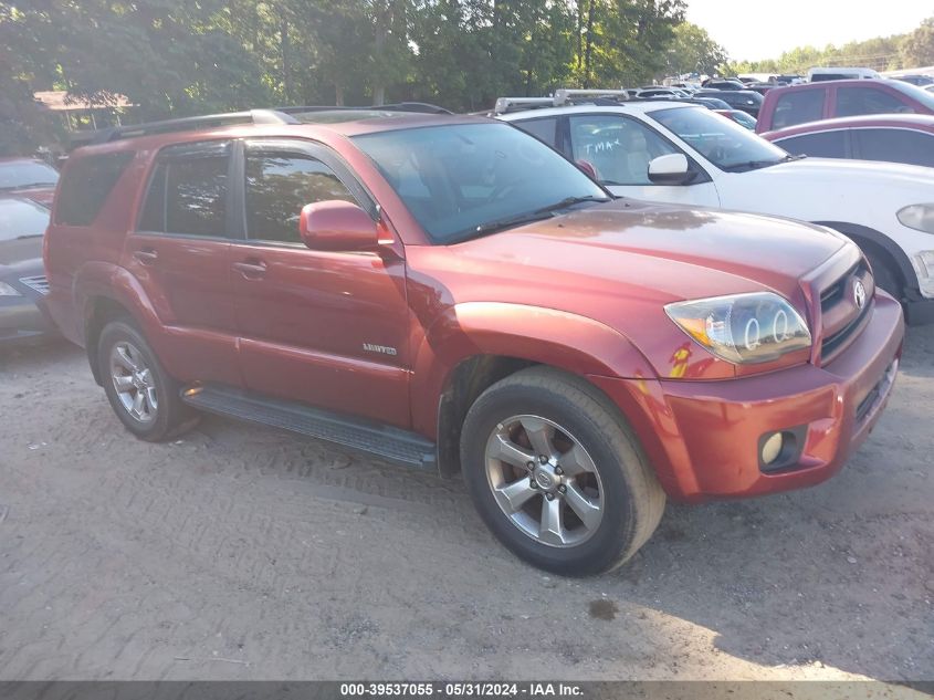 2007 Toyota 4Runner Limited V6 VIN: JTEZU17R278086666 Lot: 39537055