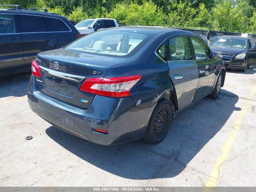 2013 Nissan Sentra Sv VIN: 3N1AB7AP4DL615990 Lot: 39537060