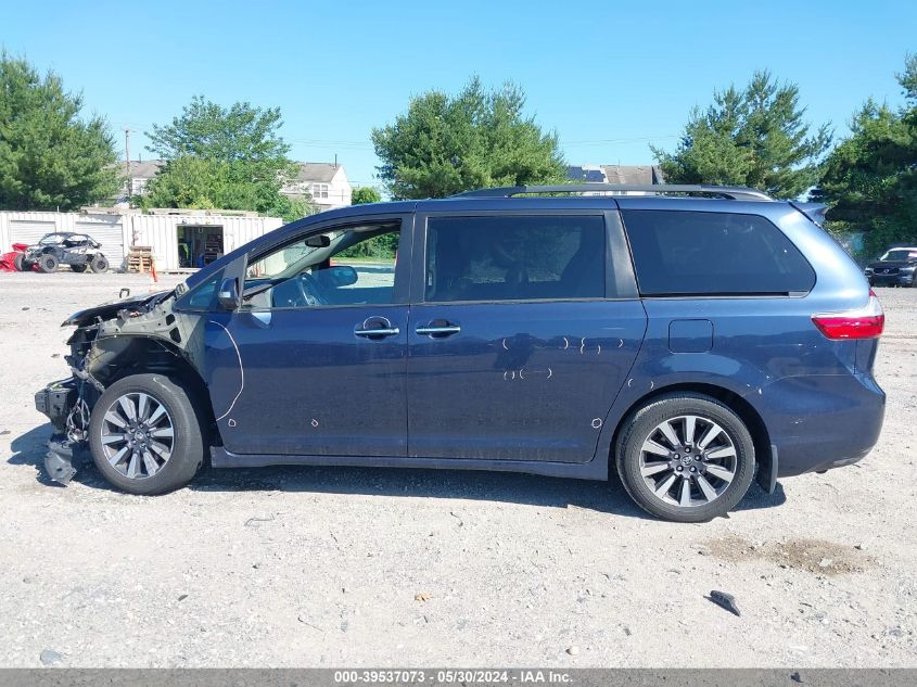 2019 Toyota Sienna Limited Premium 7 Passenger VIN: 5TDDZ3DC1KS227971 Lot: 39537073