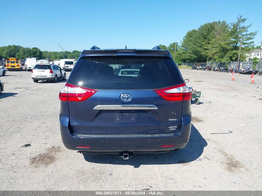 2019 Toyota Sienna Limited Premium 7 Passenger VIN: 5TDDZ3DC1KS227971 Lot: 39537073