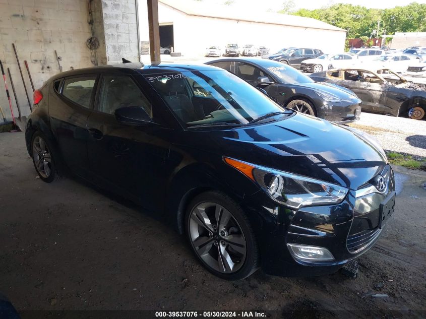 2017 Hyundai Veloster Value Edition VIN: KMHTC6AD9HU323181 Lot: 39537076