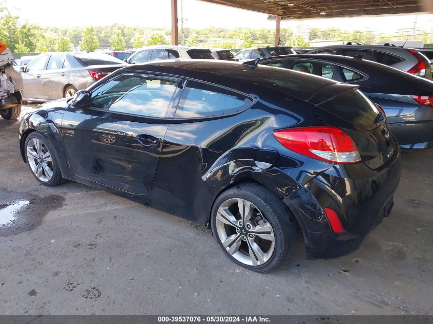 2017 Hyundai Veloster Value Edition VIN: KMHTC6AD9HU323181 Lot: 39537076