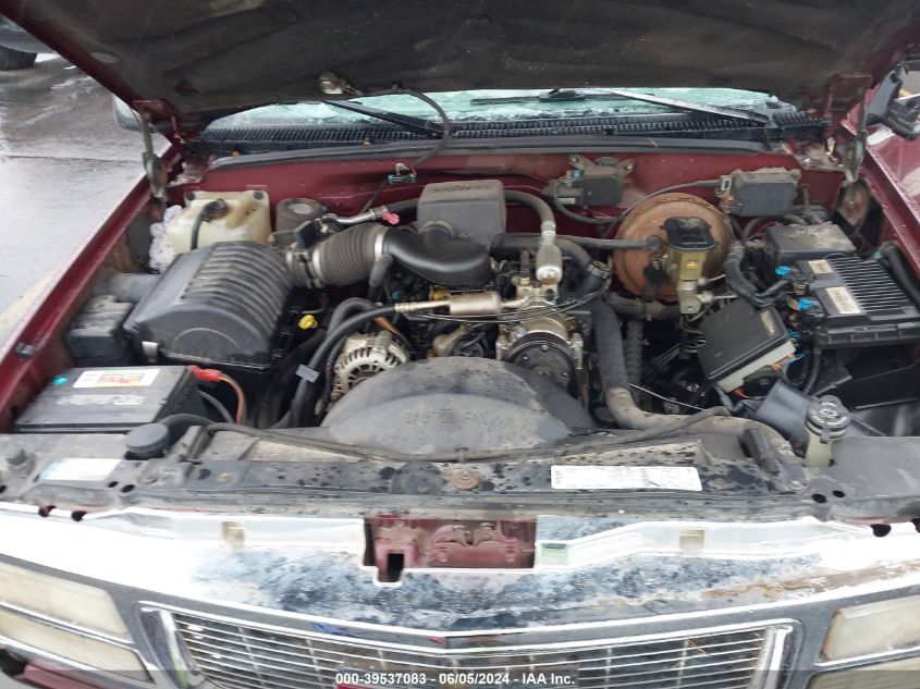 1997 GMC Sierra 1500 Sl Wideside VIN: 2GTEC19R7V1549064 Lot: 39537083