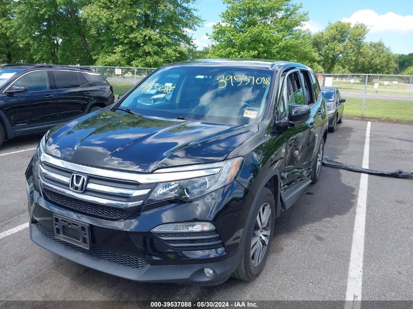 2017 Honda Pilot Ex-L VIN: 5FNYF6H53HB093677 Lot: 39537088