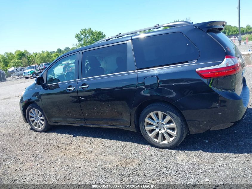 2015 Toyota Sienna Limited Premium 7 Passenger VIN: 5TDDK3DC3FS123427 Lot: 39537090