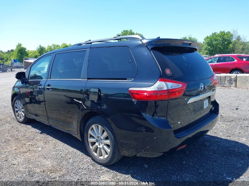 2015 Toyota Sienna Limited Premium 7 Passenger VIN: 5TDDK3DC3FS123427 Lot: 39537090