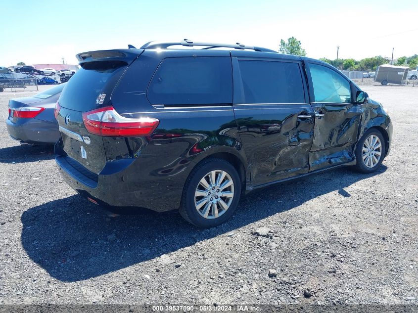 2015 Toyota Sienna Limited Premium 7 Passenger VIN: 5TDDK3DC3FS123427 Lot: 39537090