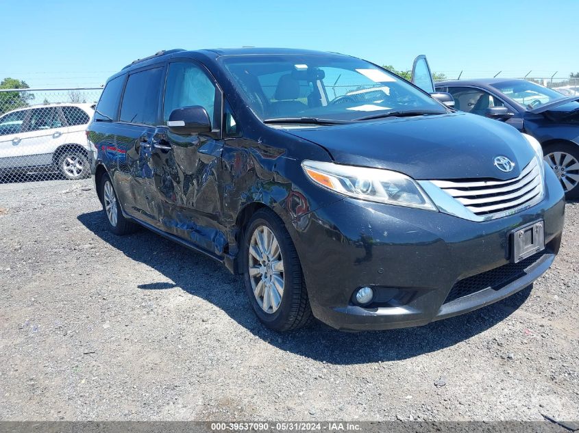 2015 Toyota Sienna Limited Premium 7 Passenger VIN: 5TDDK3DC3FS123427 Lot: 39537090
