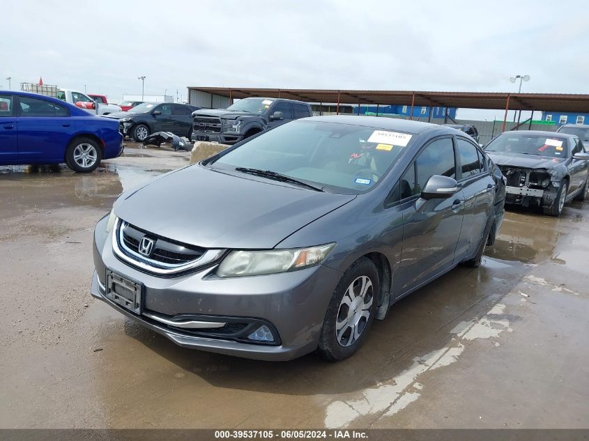 2013 Honda Civic Hybrid VIN: 19XFB4F21DE002440 Lot: 40683520