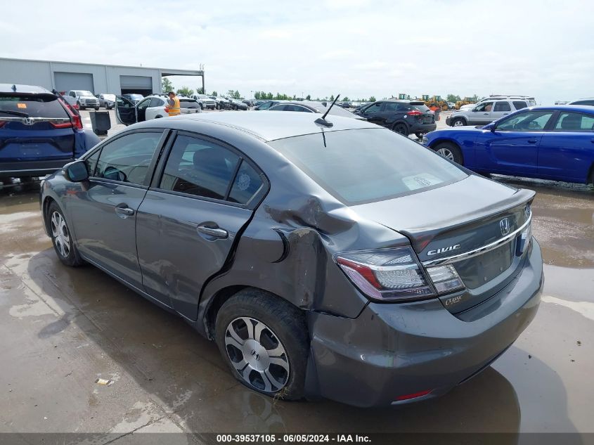 2013 Honda Civic Hybrid VIN: 19XFB4F21DE002440 Lot: 40683520