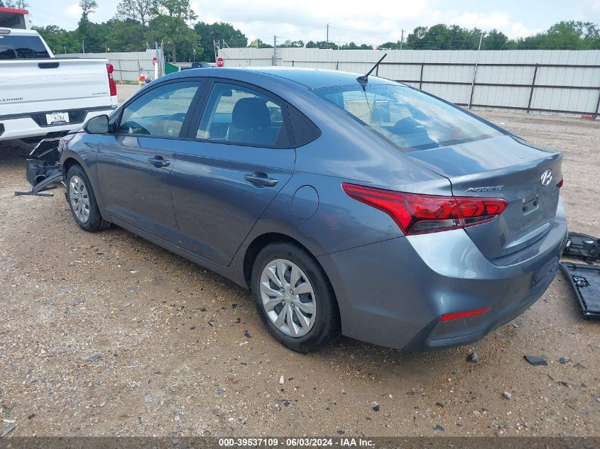 2020 Hyundai Accent Se VIN: 3KPC24A65LE122432 Lot: 39537109