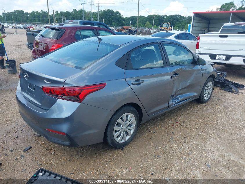 2020 Hyundai Accent Se VIN: 3KPC24A65LE122432 Lot: 39537109